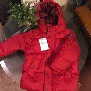 Zara Kids: Red Puffer Coat